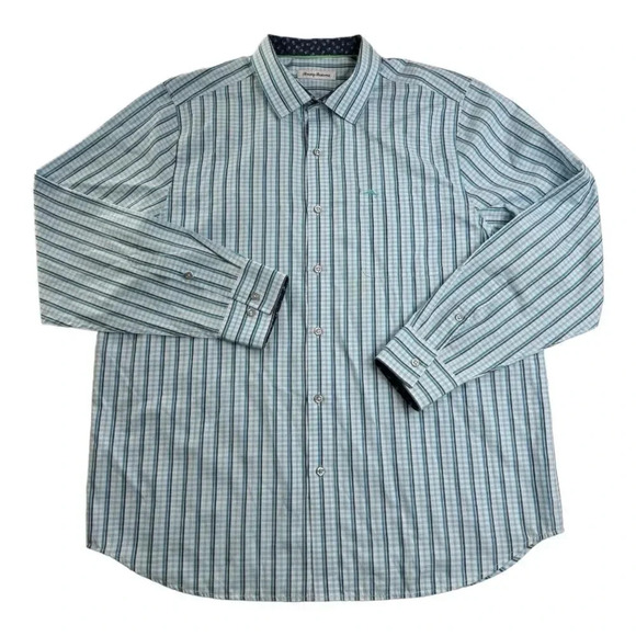 Tommy Bahama IslandZone Stripe Button Down Shirt in Men's XL - Picture 1 of 11